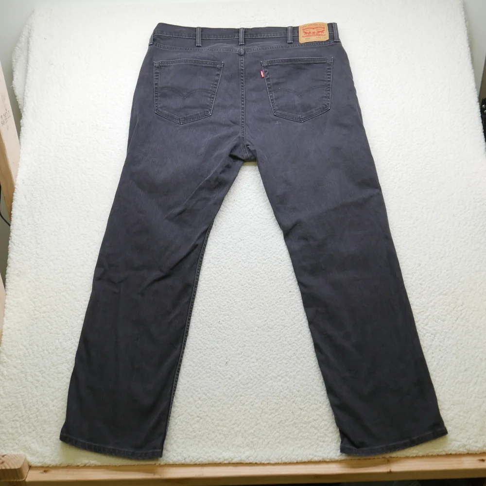 Levi's 559 Jeans Mens W40xL32 Relaxed Straight Fit Black Denim Comfortable